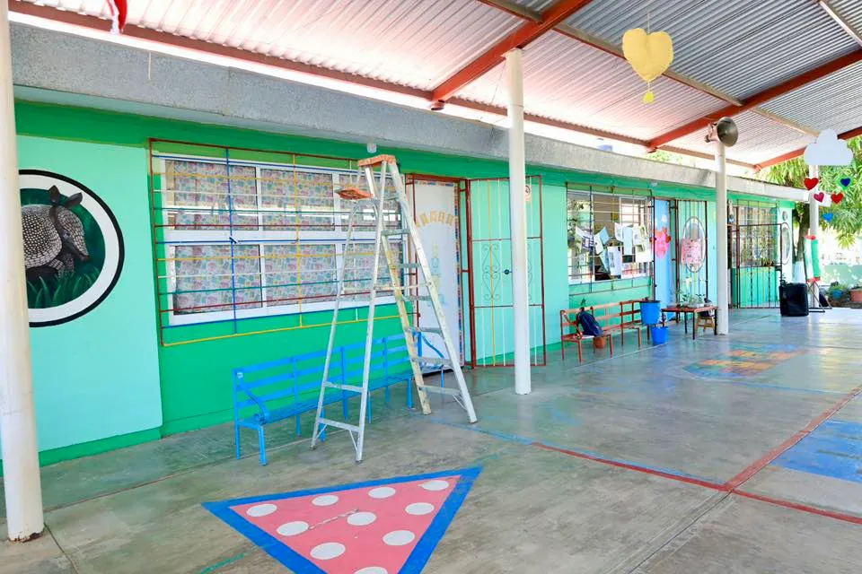 Painting Work at the "Agustín Melgar" Kindergarten