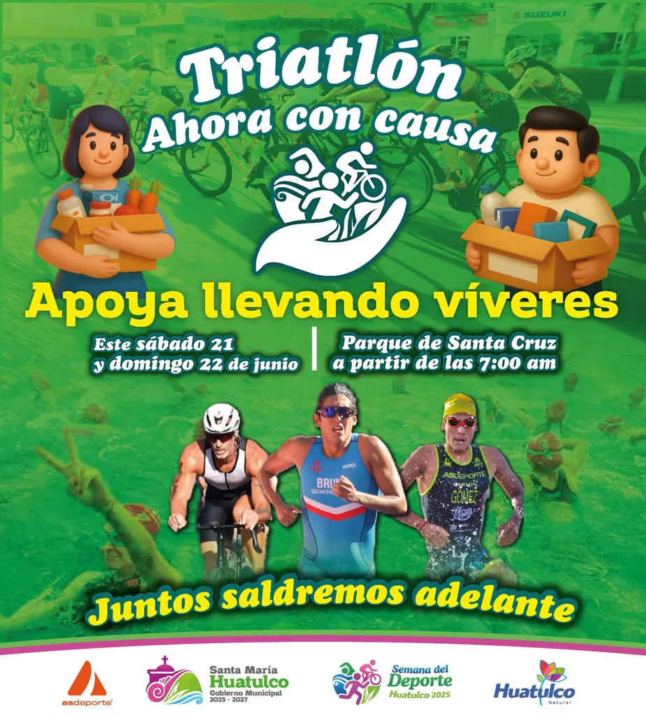 Huatulco International Triathlon Will Take Place and This Time It's for a Cause!