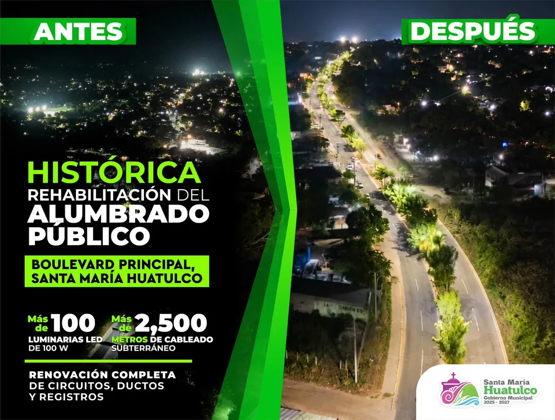A BETTER-LIT BOULEVARD FOR SANTA MARÍA HUATULCO