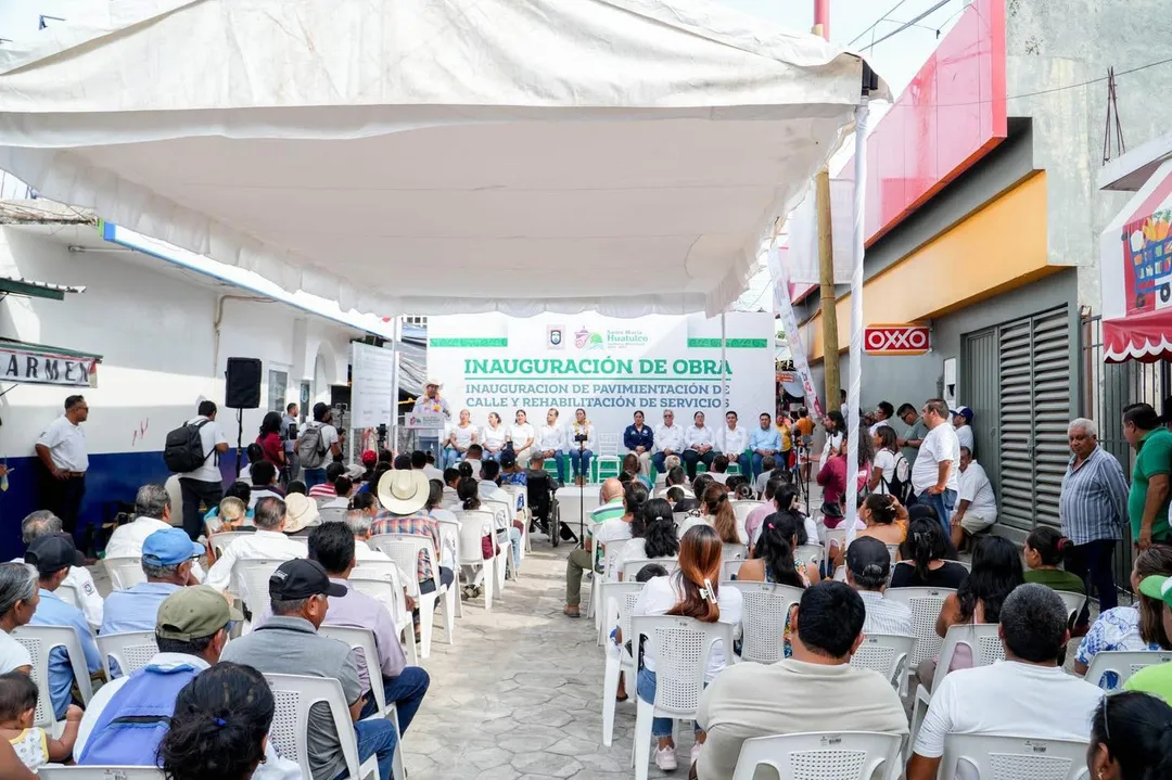 Calle Vicente Guerrero: Inauguración de obra de pavimentación