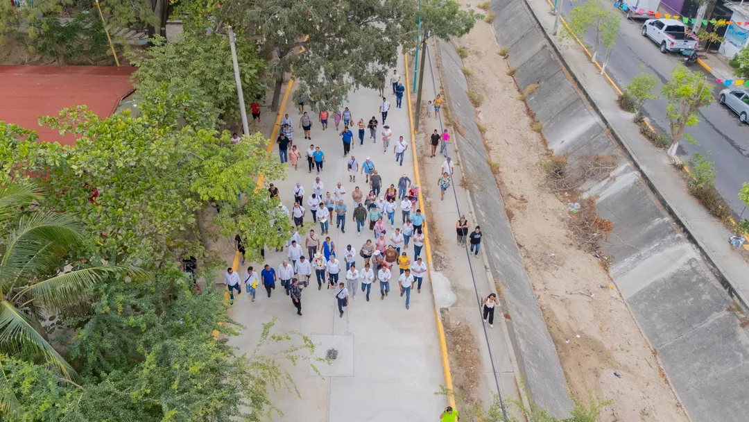 Laguna Tamiahua: Inauguración de calle pavimentada