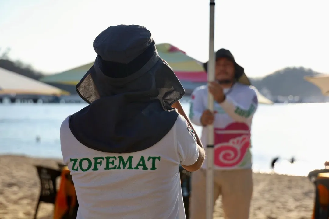 Monitoreo del perfil de playa en zonas certificadas de Huatulco 