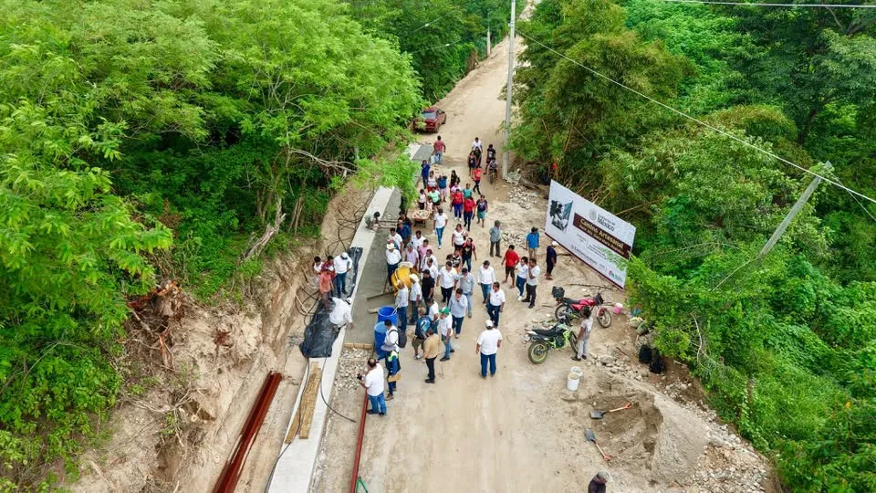 New Artisanal Road Begins in the Upper Part of Santa María Huatulco