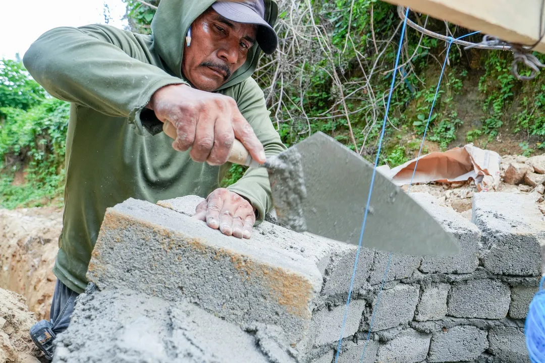 Drainage Works Progress in Barrio La Mina