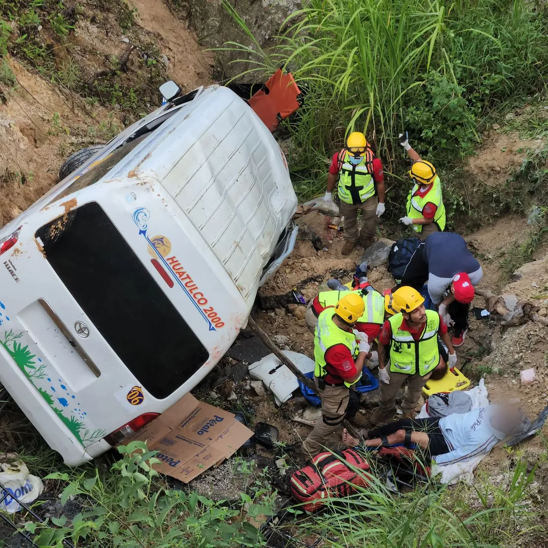 Respuesta inmediata ante accidente carretero