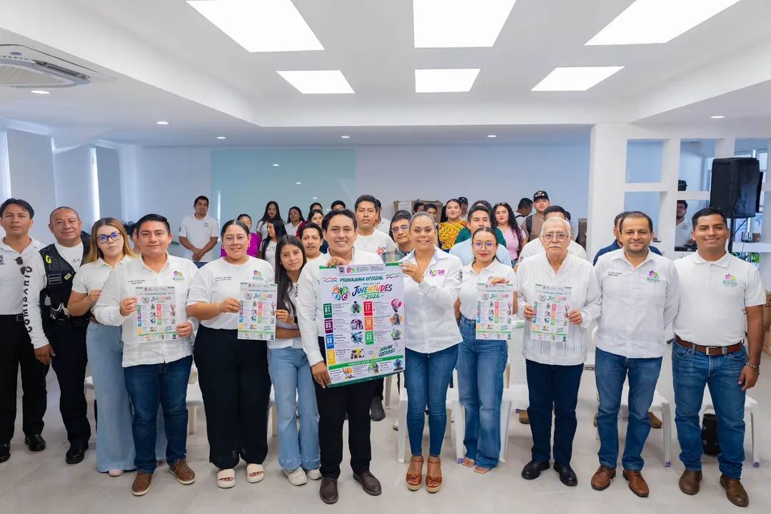Presentan programa oficial del Mes de las Juventudes 2026