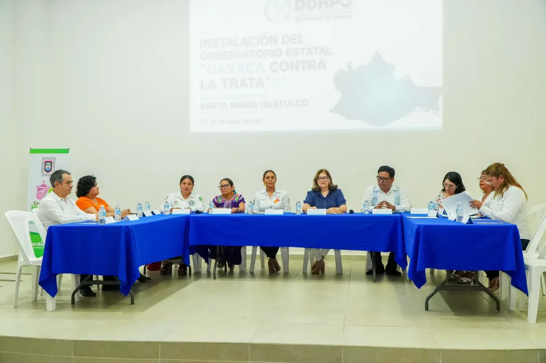 Instalan Coordinación Municipal del Observatorio Estatal “Oaxaca Contra la Trata” en Santa María Huatulco