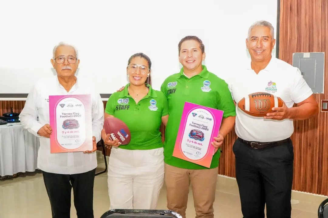 Huatulco sede del primer Torneo de Flag Football Máster 2026