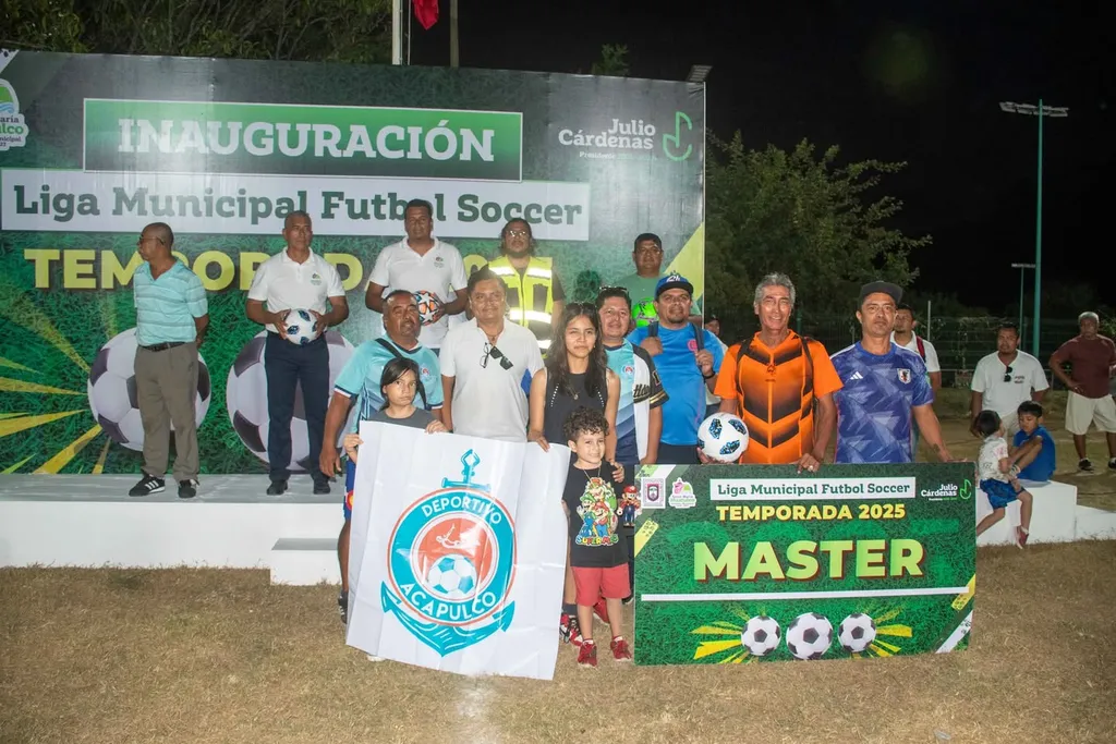 Arranca la Liga Municipal de Fútbol Soccer 2025 en Santa María Huatulco