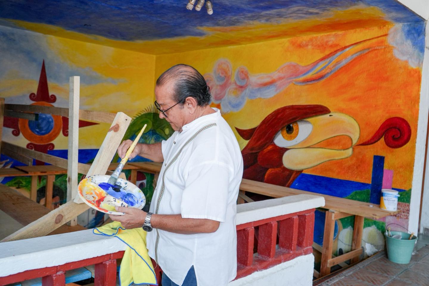 Imagen de Restauran mural “Huatulco: Nuestro pasado, presente y futuro”