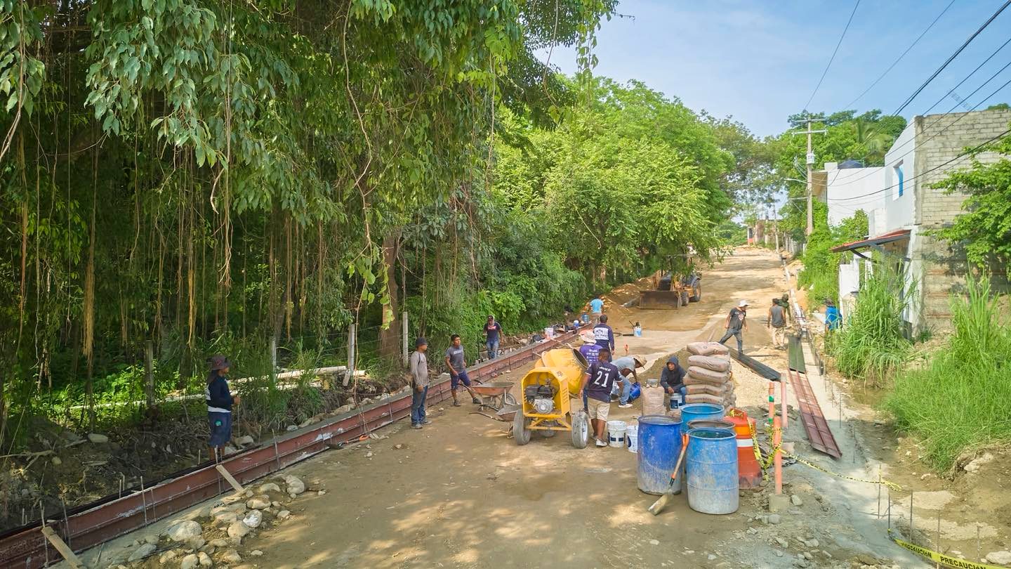 Construction Progress in Barrio Guarumbo