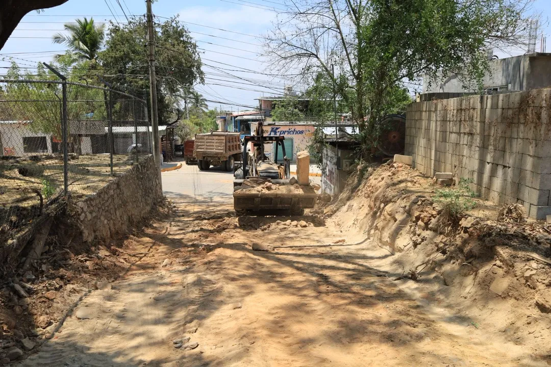 Road Maintenance and Cleaning Continues in Barrio Nuevo