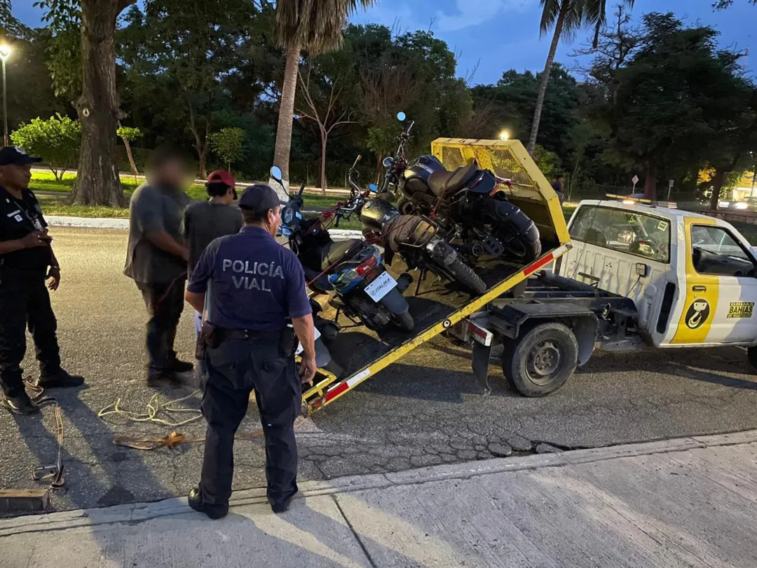 Traffic Operation Sanctions Motorcyclists Without Protection