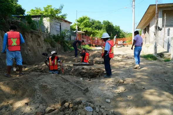 Drainage and Paving Works Progress