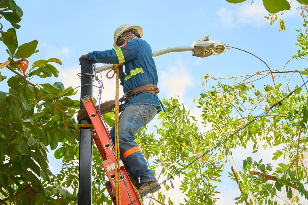 Comienzan los trabajos de rehabilitación de alumbrado en Barrio Maguey