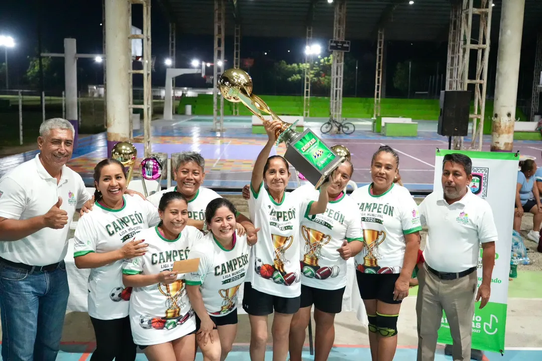 La Liga Municipal de Voleibol de Santa Cruz Huatulco ya tiene a sus primeros campeones del 2026