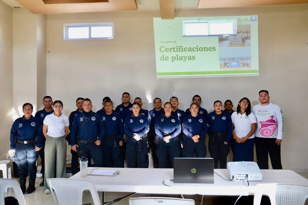Municipal Police Training Strengthened in Beach Certifications in Huatulco