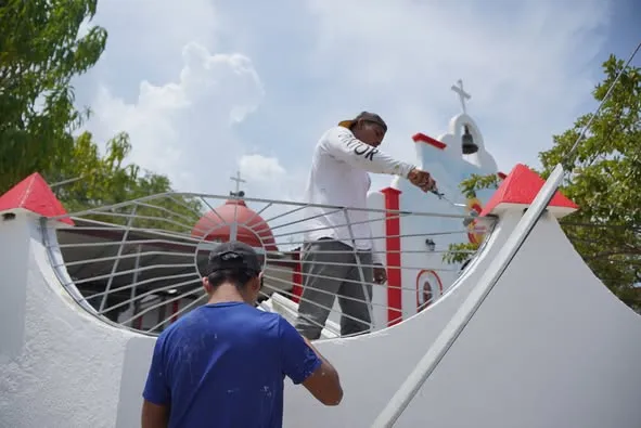 We continue improving community spaces in El Zapote