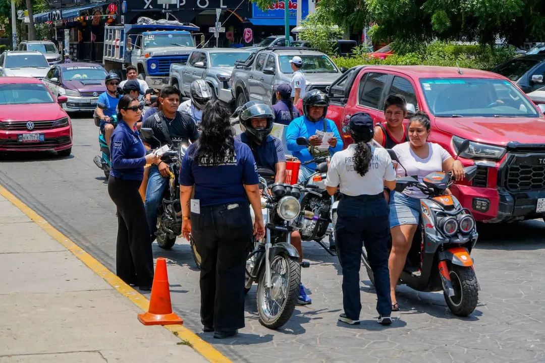 La prevención continúa en las calles de Huatulco