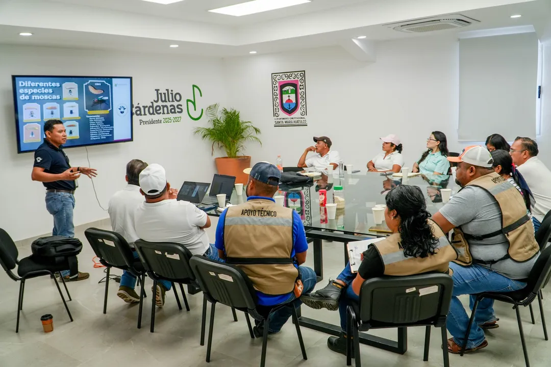 Imagen de Reunión de trabajo para el gusano barrenador 
