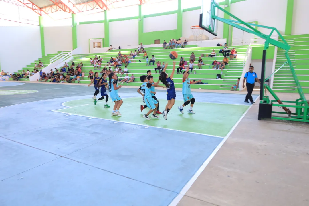 Imagen de Santa María Huatulco: Grand Final of the Municipal Children's Basketball League Celebrated