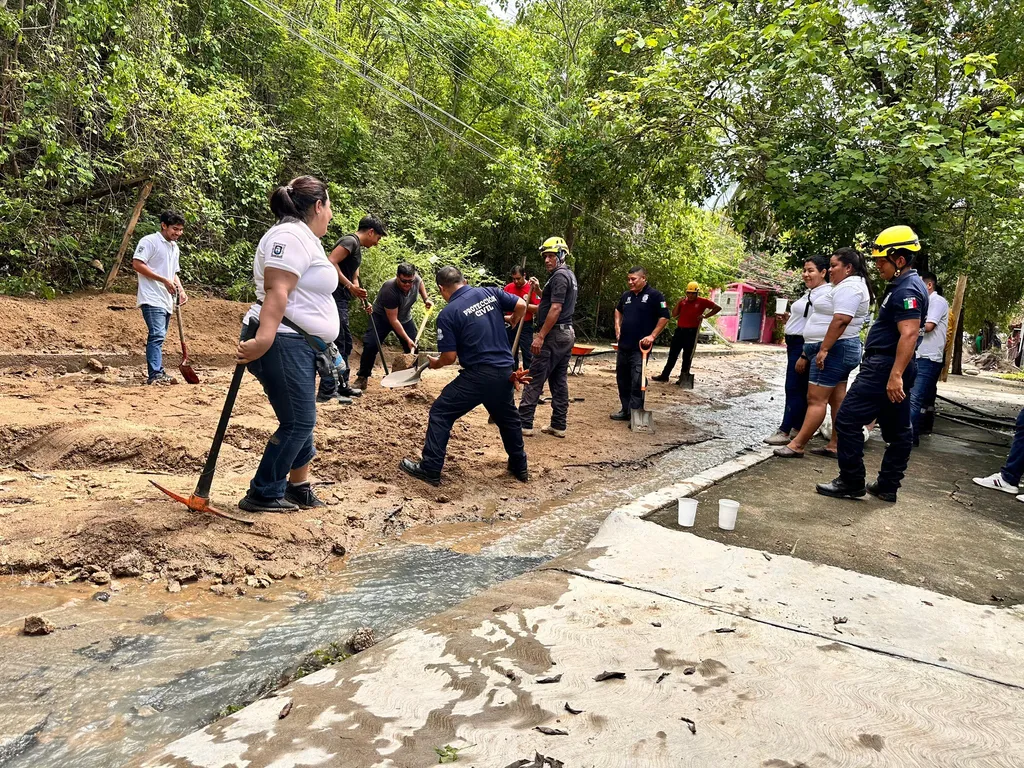 Limpieza en sectores H, H2, I y Centro para garantizar seguridad y movilidad