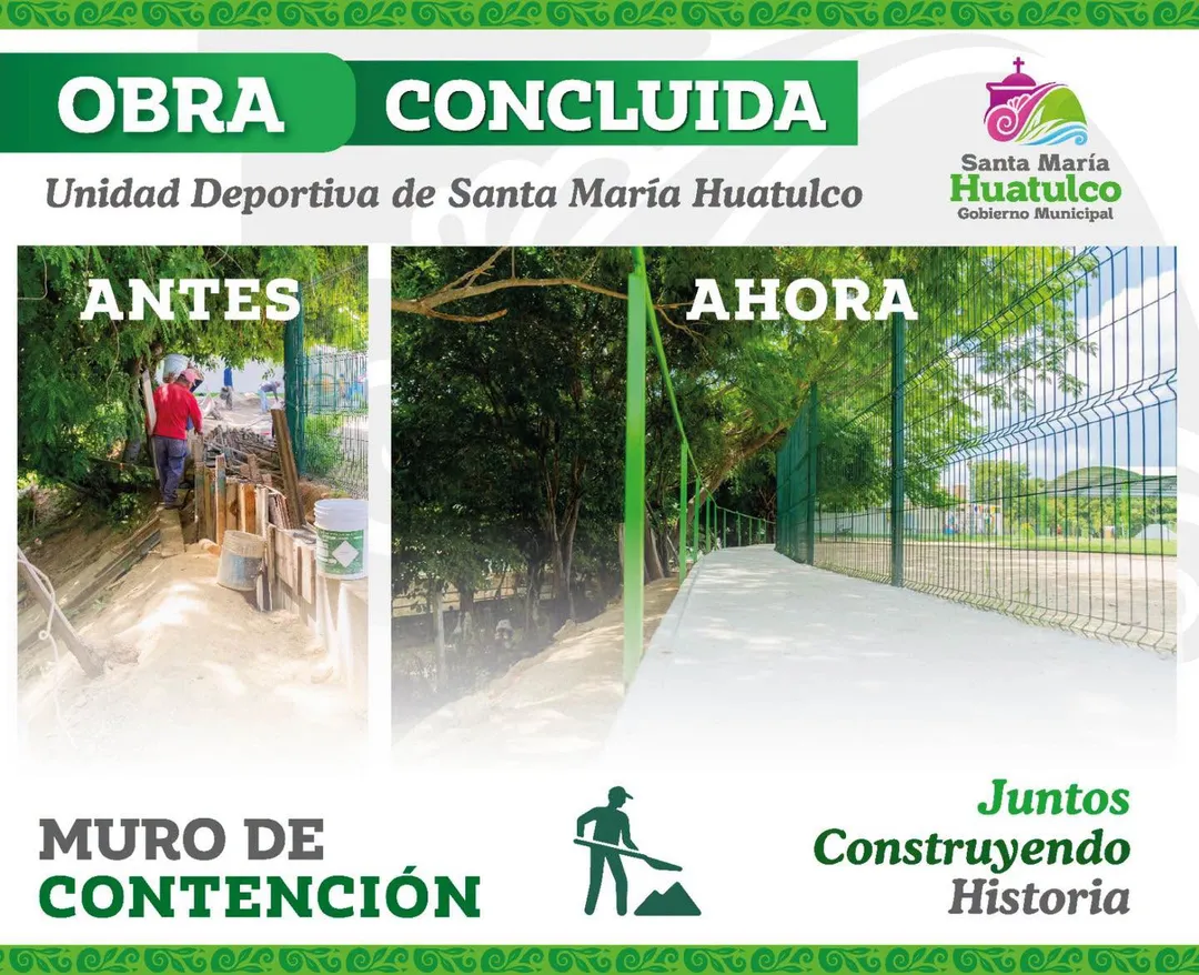 Enhanced Security and Improved Facilities at Santa María Huatulco Sports Unit