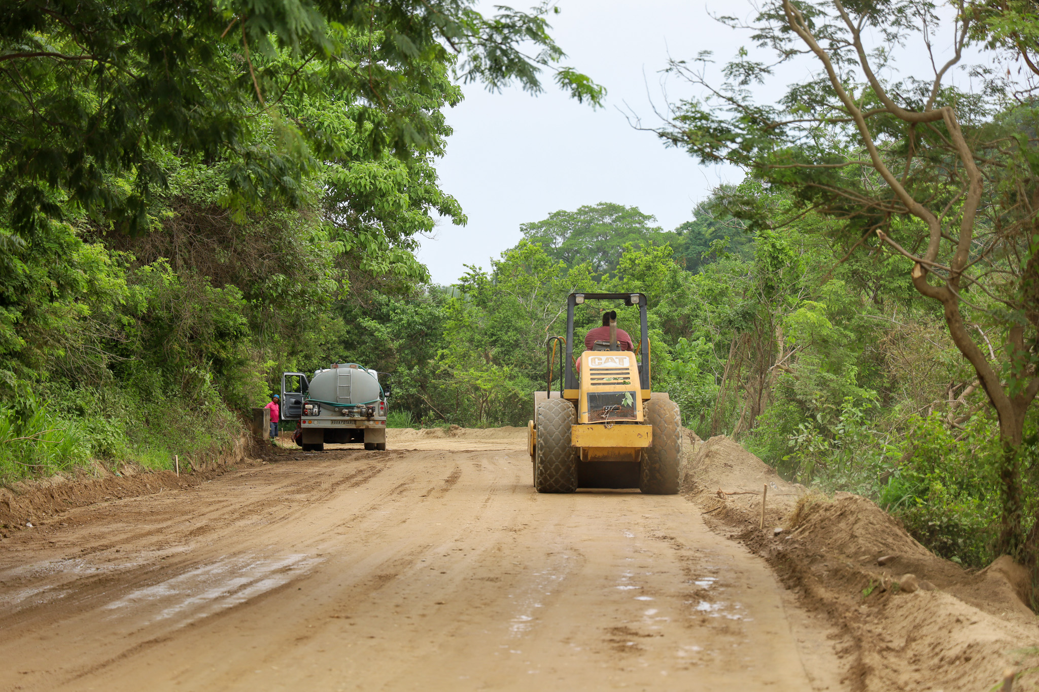 Road Grading Works in Coyula