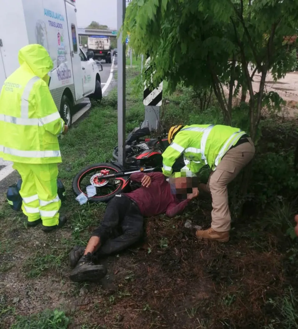  Atención oportuna ante accidente de motocicleta