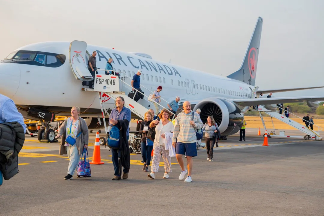 Santa Cruz Huatulco: Recibimos vuelo inaugural