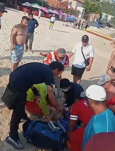 Santa Cruz Huatulco: Protección Civil rescata a joven