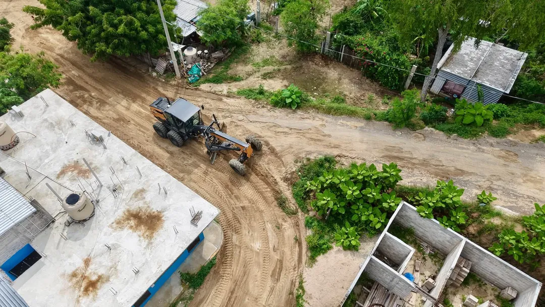 Road Grading Work on ADESICO Streets