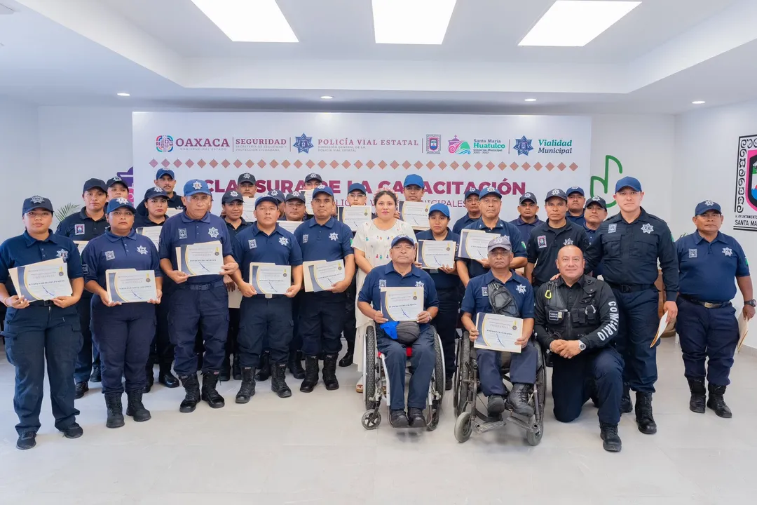 Concluye capacitación para fortalecer la profesionalización de la Policía Vial Municipal