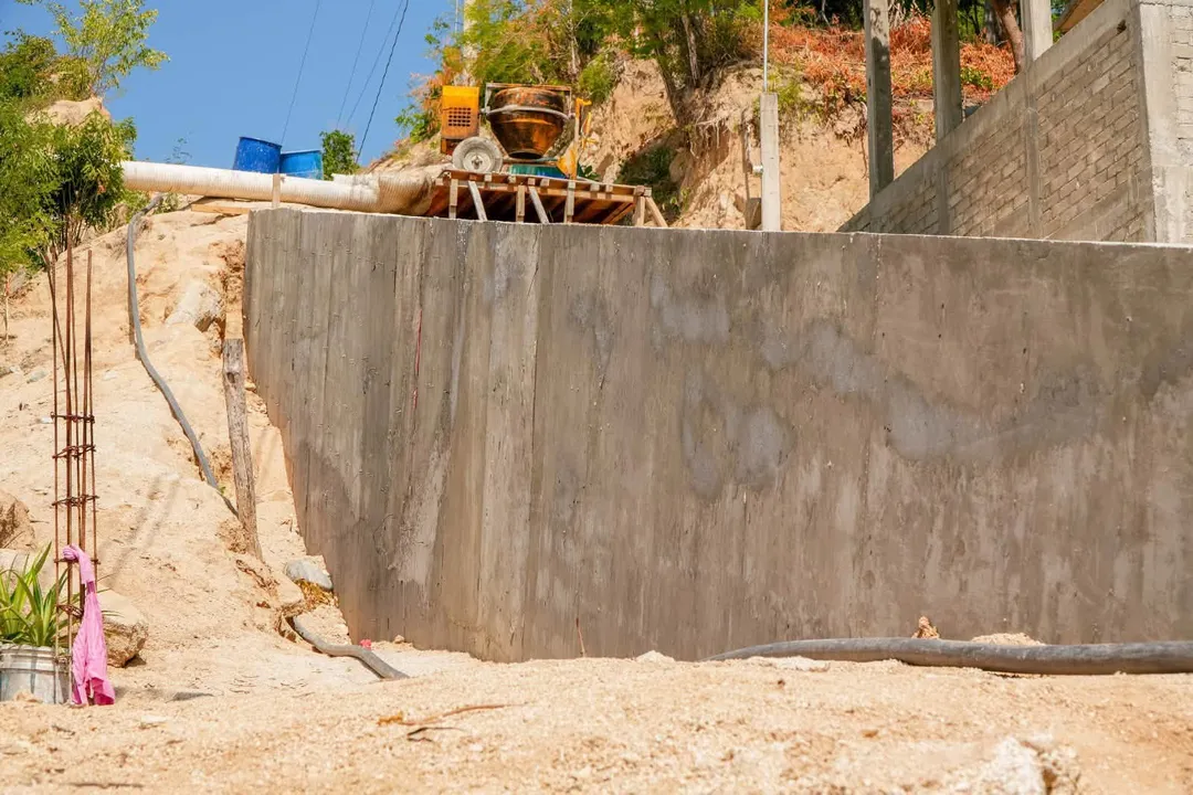 Retaining Wall Construction Concluded in Los Olivos
