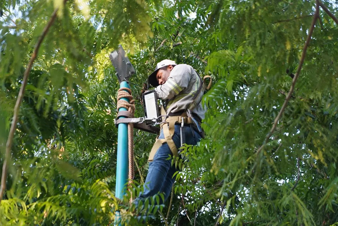 Imagen de Public Lighting Rehabilitated in La Bocana and Sector U2 Park