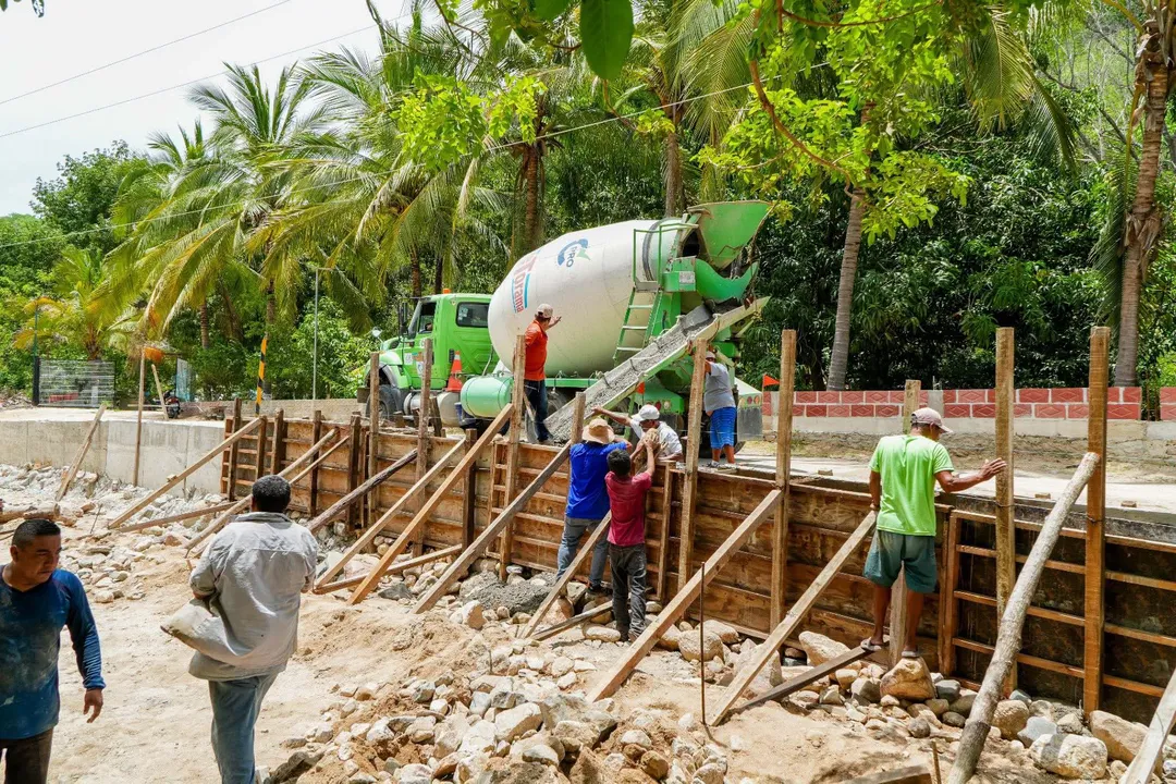 Concluye construcción de muro de contención en Arroyo Chahué 2 y 3
