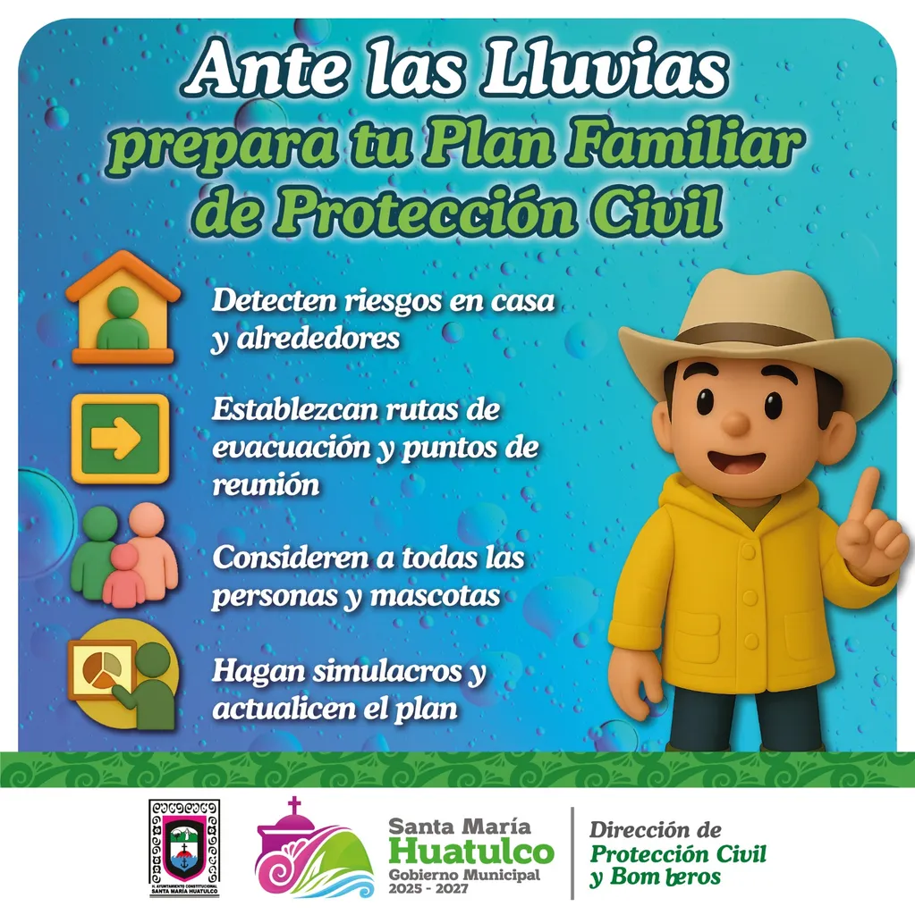 Prepárate para la temporada de lluvias